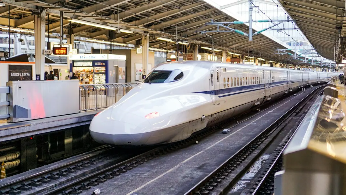Navetişti care aşteaptă pe un peron al unei staţii din Tokyo în timpul orelor de vârf dimineaţa